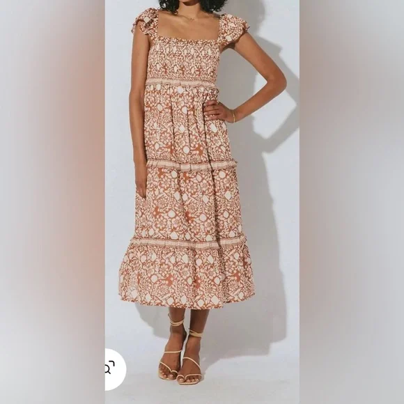 CLEOBELLA NWOT Frida Midi Dress Anila Size L - Picture 1 of 6